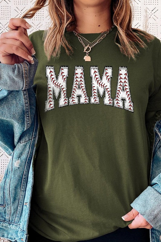 Baseball Mama Mothers Day Graphic T Shirts