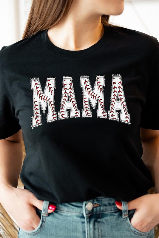 Baseball Mama Mothers Day Graphic T Shirts