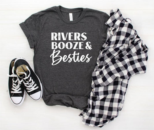 Rivers Booze and Besties Graphic Tee