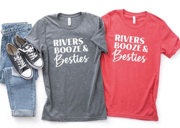 Rivers Booze and Besties Graphic Tee