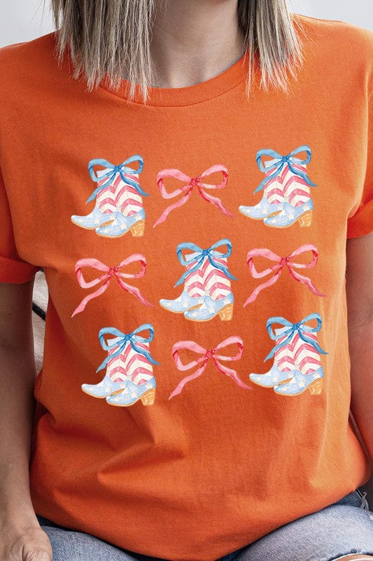 Coquette 4th Of July Patriotic Graphic T Shirts