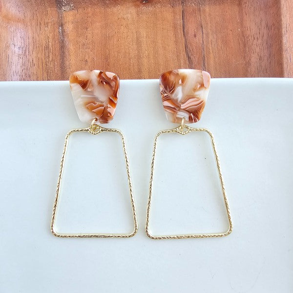 Ariana Earrings - Rust