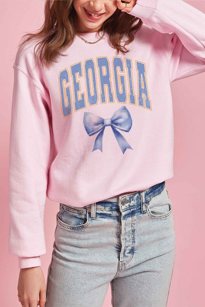 GEORGIA BOW Graphic Sweatshirt